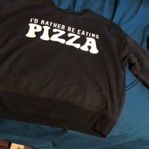 Forever21 black over the head sweater